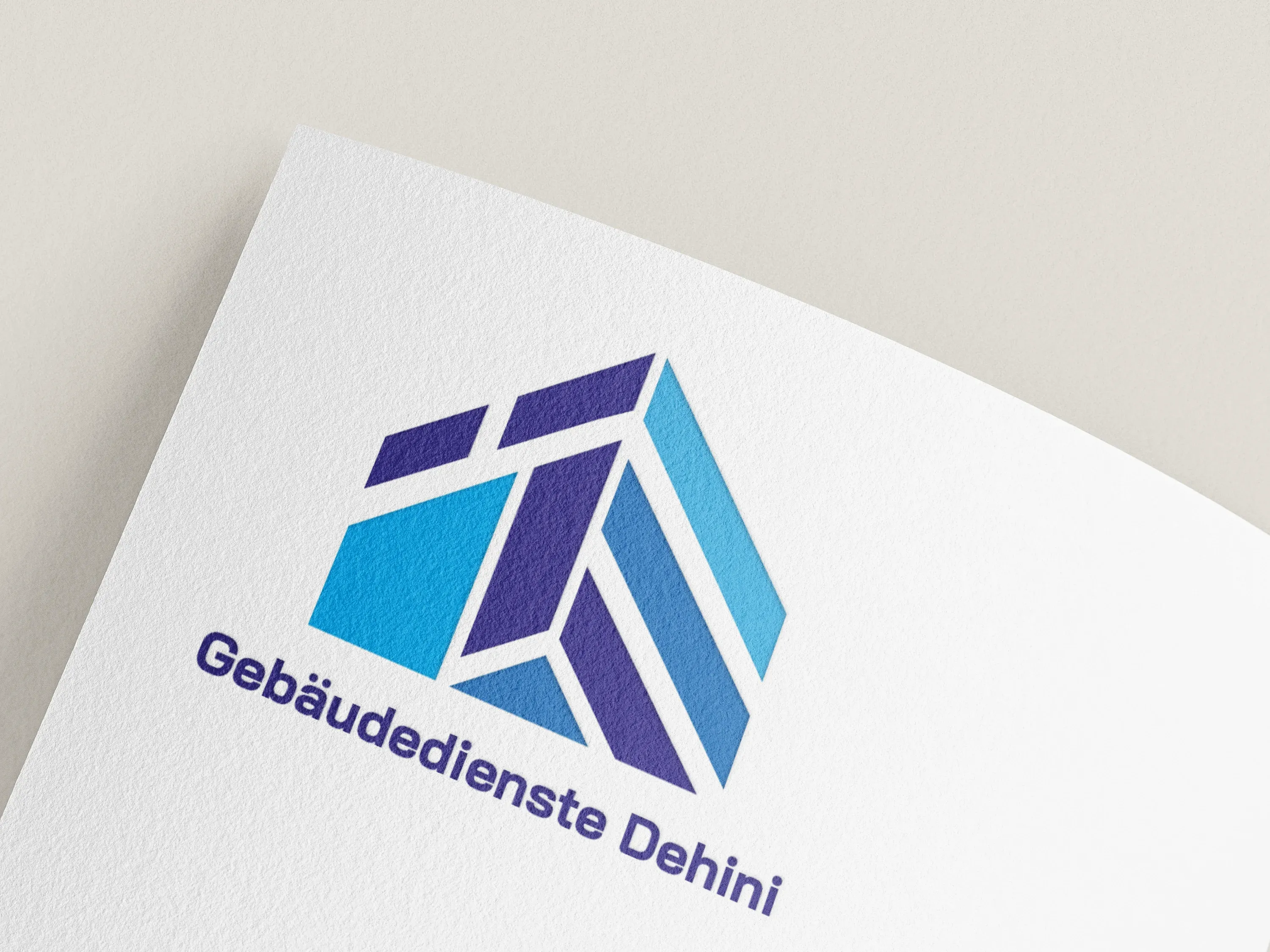 Logo für Dehini — Wortmarke mit Monogramm