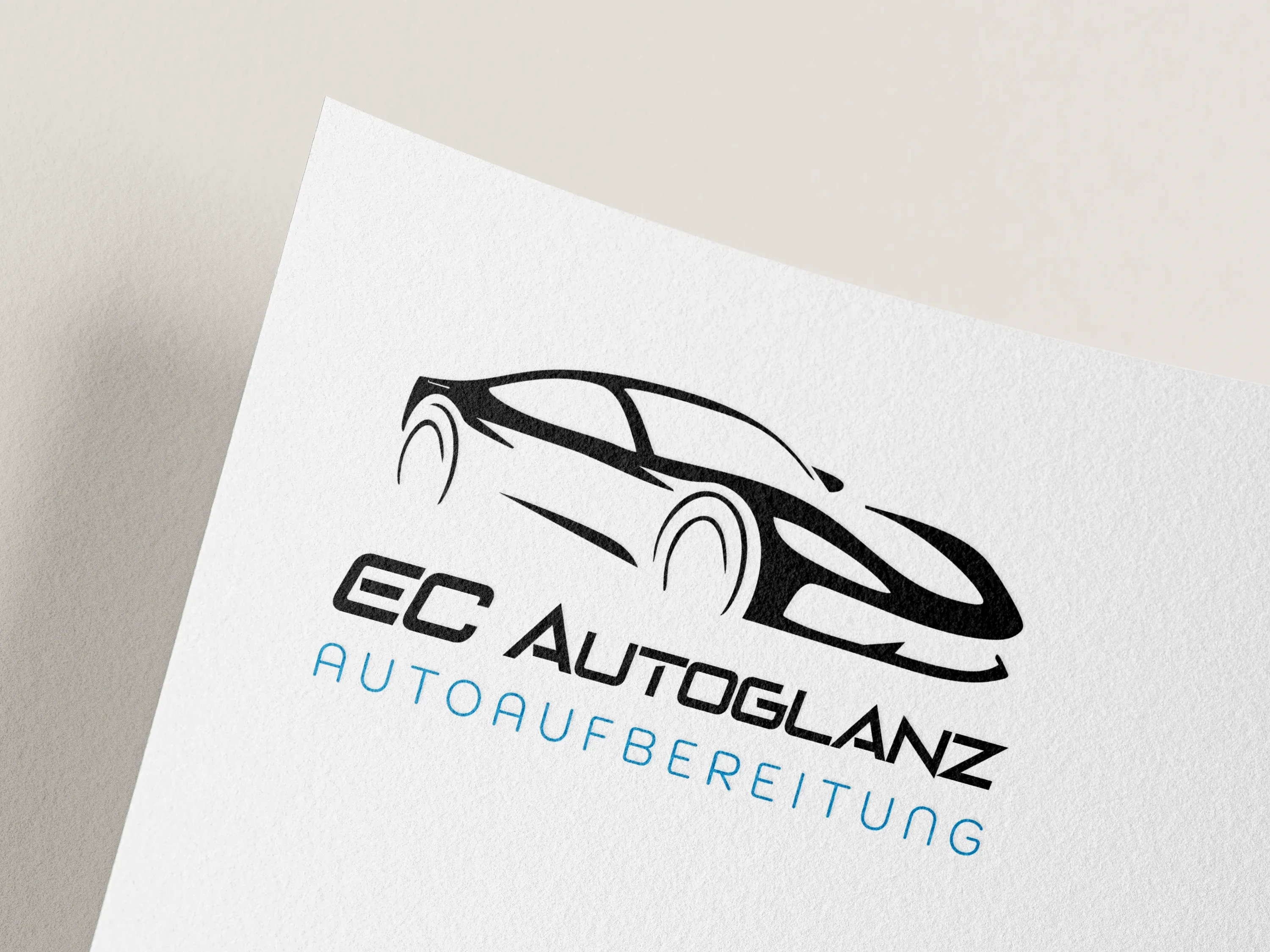 Logoentwicklung für EC Autoglanz — Wortmarke und Bildmarke im Zusammenspiel